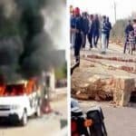 vehicles-that-were-torched-in-the-violent-movement-of-the-gujjar-agitation