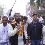 खिलखिलाकर के नेतृत्व में BS4 पार्टी की विशाल चुनावी रैली