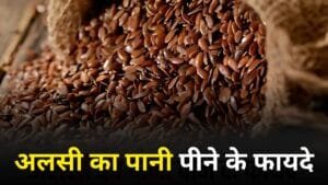 अलसी का पानी पीने के फायदे