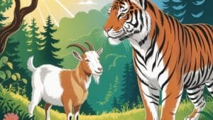 चतुर बकरी की कहानी